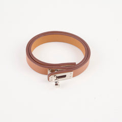 Hermes Mini Kelly Double Tour Bracelet Gold - Y stamp