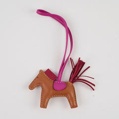 Hermes Rodeo PM Gold Ruby Rose Pourpre