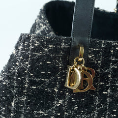 Dior Large TouJours Bag Black Tweed