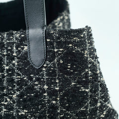 Dior Large TouJours Bag Black Tweed