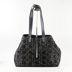 Dior Large TouJours Bag Black Tweed