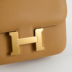 Hermes Constance 18 Mini Swift Biscuit