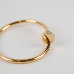 Cartier Juste Un Clou with Diamonds Yellow Gold Size 16