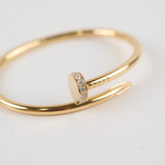 Cartier Juste Un Clou with Diamonds Yellow Gold Size 16