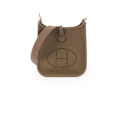 Hermes Mini Evelyne Etoupe - K Stamp