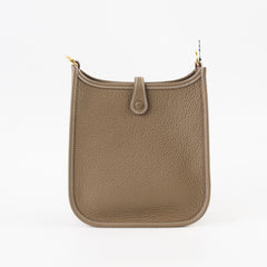 Hermes Mini Evelyne Etoupe - K Stamp