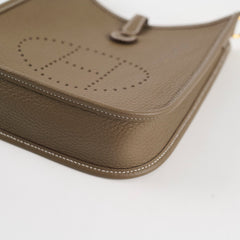 Hermes Mini Evelyne Etoupe - K Stamp