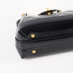 Chanel Black Quilted Lambskin Black