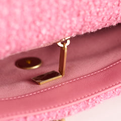 Chanel 19 Pink Tweed Small Bag- Microchipped