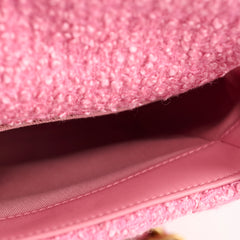 Chanel 19 Pink Tweed Small Bag- Microchipped