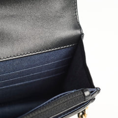 Chanel Wallet On Chain Top Handle Lambskin Black (microchip)