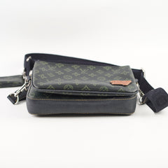 Louis Vuitton Trio Messenger Green/Navy Monogram