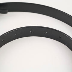 Dior CD Leather Belt Black - Size 70