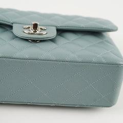 Chanel Small Classic Flap Dusty Blue Caviar 30 Series
