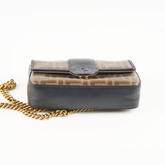 Fendi Mini 1974 FF Zucca coated Canvas Brown