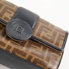 Fendi Mini 1974 FF Zucca coated Canvas Brown
