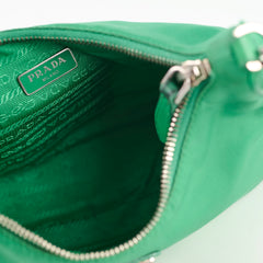 Prada Tessuto Re-Edition 2005 Nylon Hobo Green