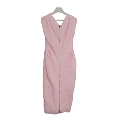 Christian Dior Mesh Lace Evening Dress Light Pink Size UK12