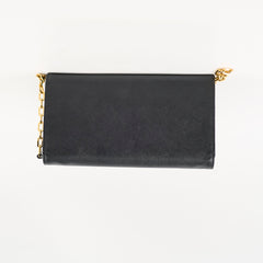 Prada Wallet On Chain Saffiano Black