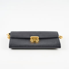 Prada Wallet On Chain Saffiano Black