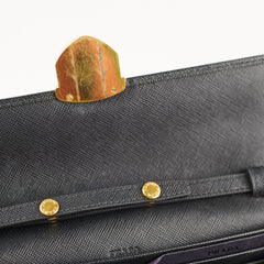 Prada Wallet On Chain Saffiano Black