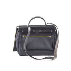 Hermes Herbag 31 Black GHW U Stamp