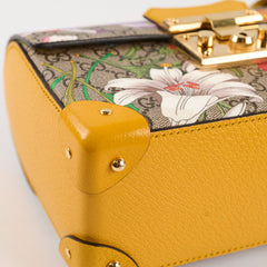 Gucci Medium Padblock Floral Top Handle