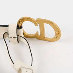 Christian Dior 2cm Width Cream Belt 80cm