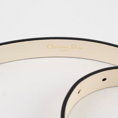 Christian Dior 2cm Width Cream Belt 80cm