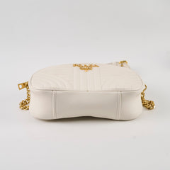 Prada Diagramme Cream Camera Bag