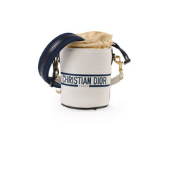 Christian Dior Micro Vibe Bucket Bag White