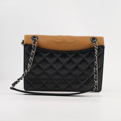 Chanel Seasonal Calfskin Tan/Black