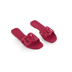 Hermes Aloha Flat Sandals Fuchsia Pink Shoes Size 37