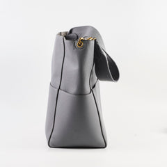 Celine Sangle Grey Bucket Tote