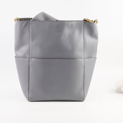 Celine Sangle Grey Bucket Tote