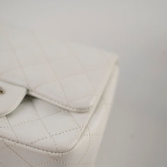 Chanel Classic Mini Square Caviar White
