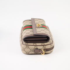 Gucci Ophidia Mini Ebony Supreme Beige