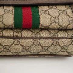 Gucci Ophidia Mini Ebony Supreme Beige