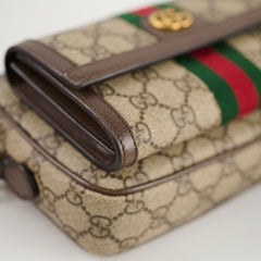 Gucci Ophidia Mini Ebony Supreme Beige