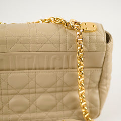 Christian Dior Medium Dior Caro Beige