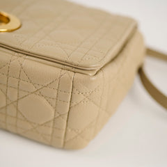 Christian Dior Medium Dior Caro Beige