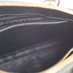 Prada Dome Saffiano Black Tote