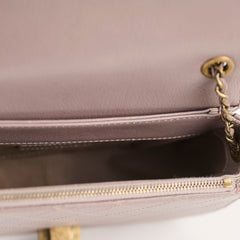 Chanel Coco Curve Flap Bag Grey