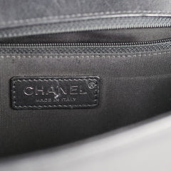 Chanel New Medium Boy Chevron Black