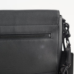 Louis Vuitton Takeoff Messenger Aerogram Collection Black Microchip