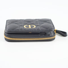 Christian Dior Caro Scarlet Wallet Black