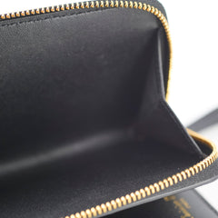 Christian Dior Caro Scarlet Wallet Black