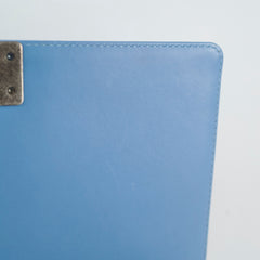 Chanel Large Patent Boy Bag Light Blue