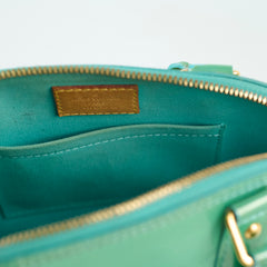 Louis Vuitton Alma BB Patent Green