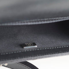 Chanel Old Medium Classic Flap Black Caviar Ruthenium HW (microchip)